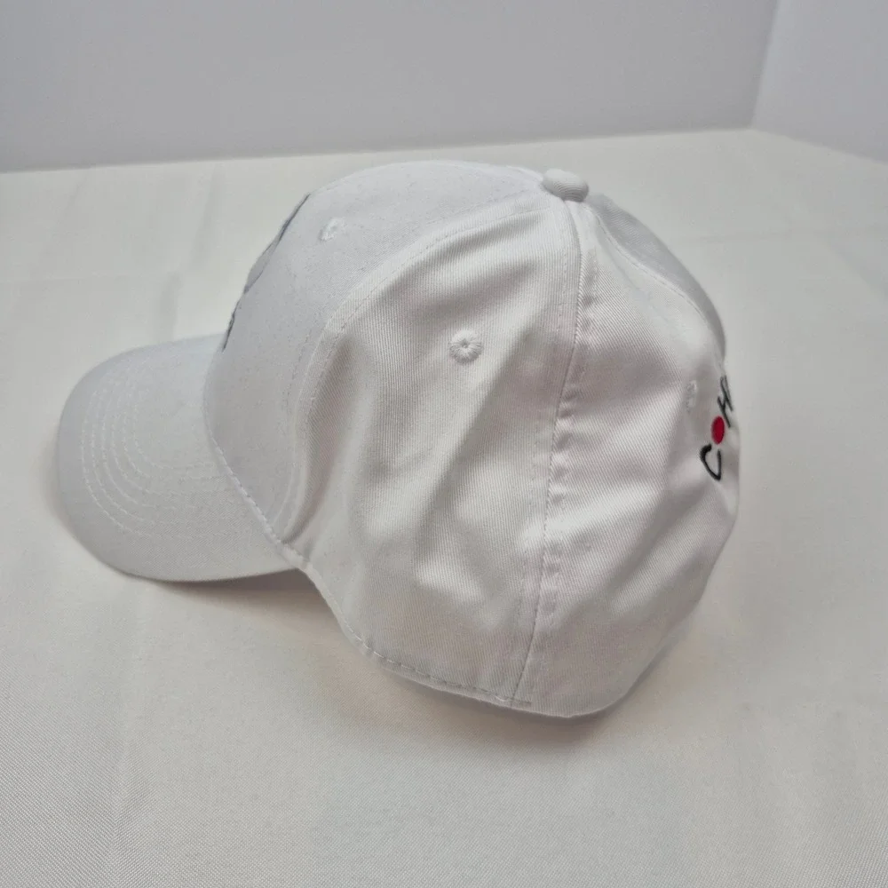 Buick Hat Cap White Strapback‎ Baseball Cap Embroidered Logo GM Licensed